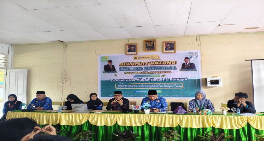 Kunjungan Monitoring Pelaksanaan ‘’MATAMUDA’’ oleh Kepala Kantor Kementerian Agama Kab. Banggai di MAN 2 BANGGAI